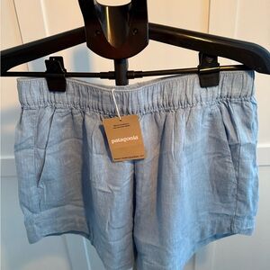 Patagonia Women's Sky Blue High Waist Shorts